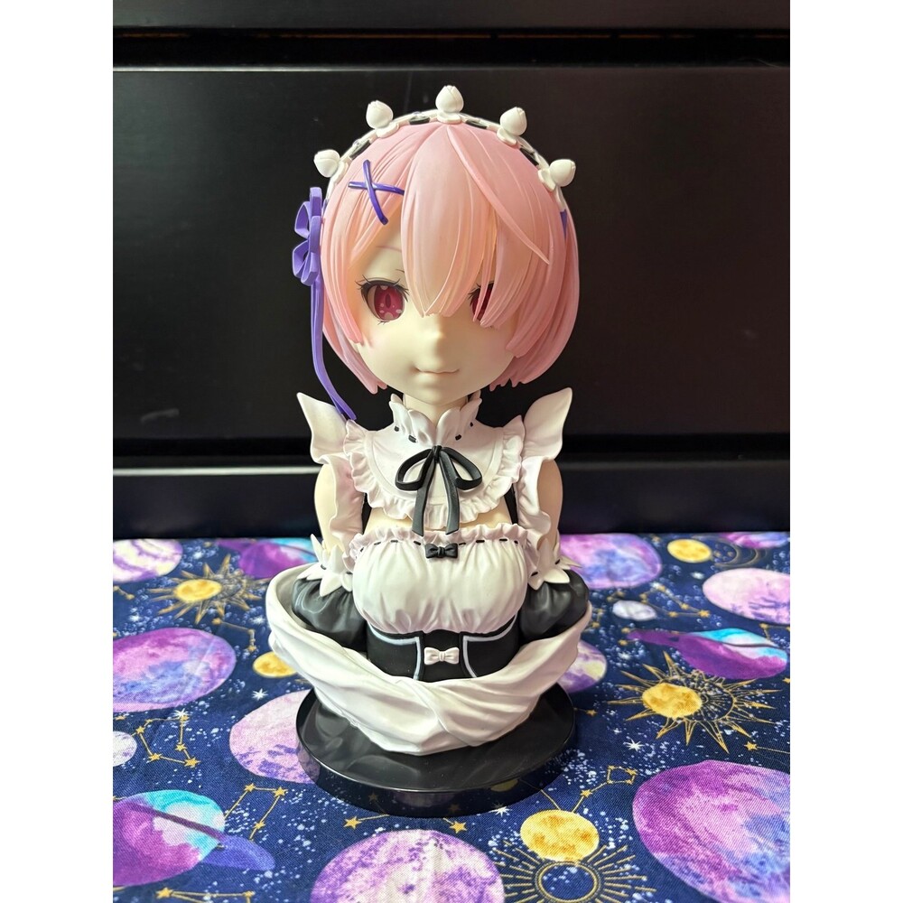 Bandai Spirits Ichiban Kuji Re:Zero Ram 1/3 Scale Bust Anime Figure